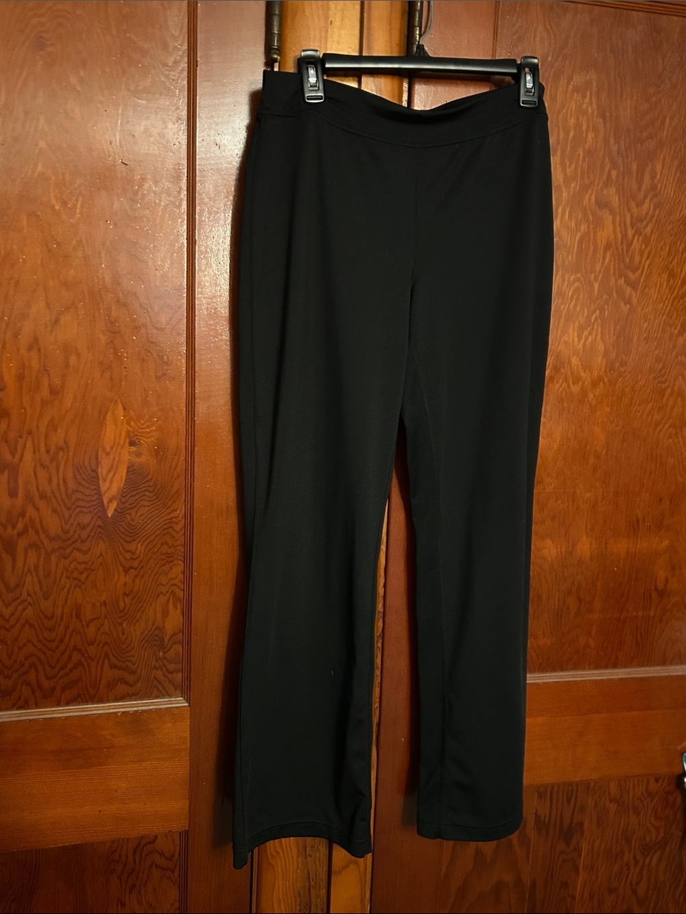 Style & Co. Black Straight-Leg Stretch Pants